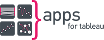 appsfortableau.com logo - premium Tableau Extensions - get more out of your Tableau Dashboards