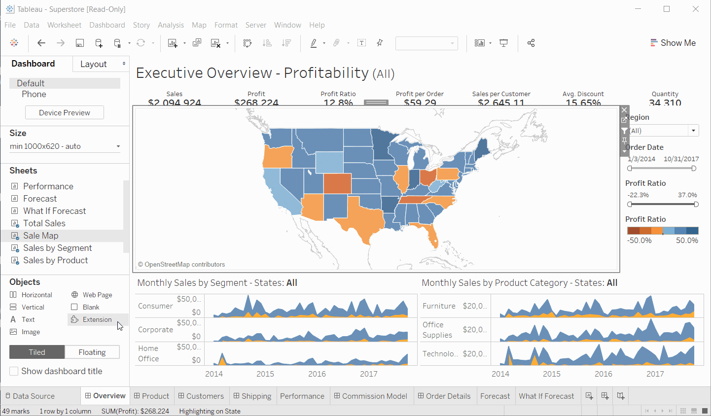 How to use Tableau Extensions in your dashboard