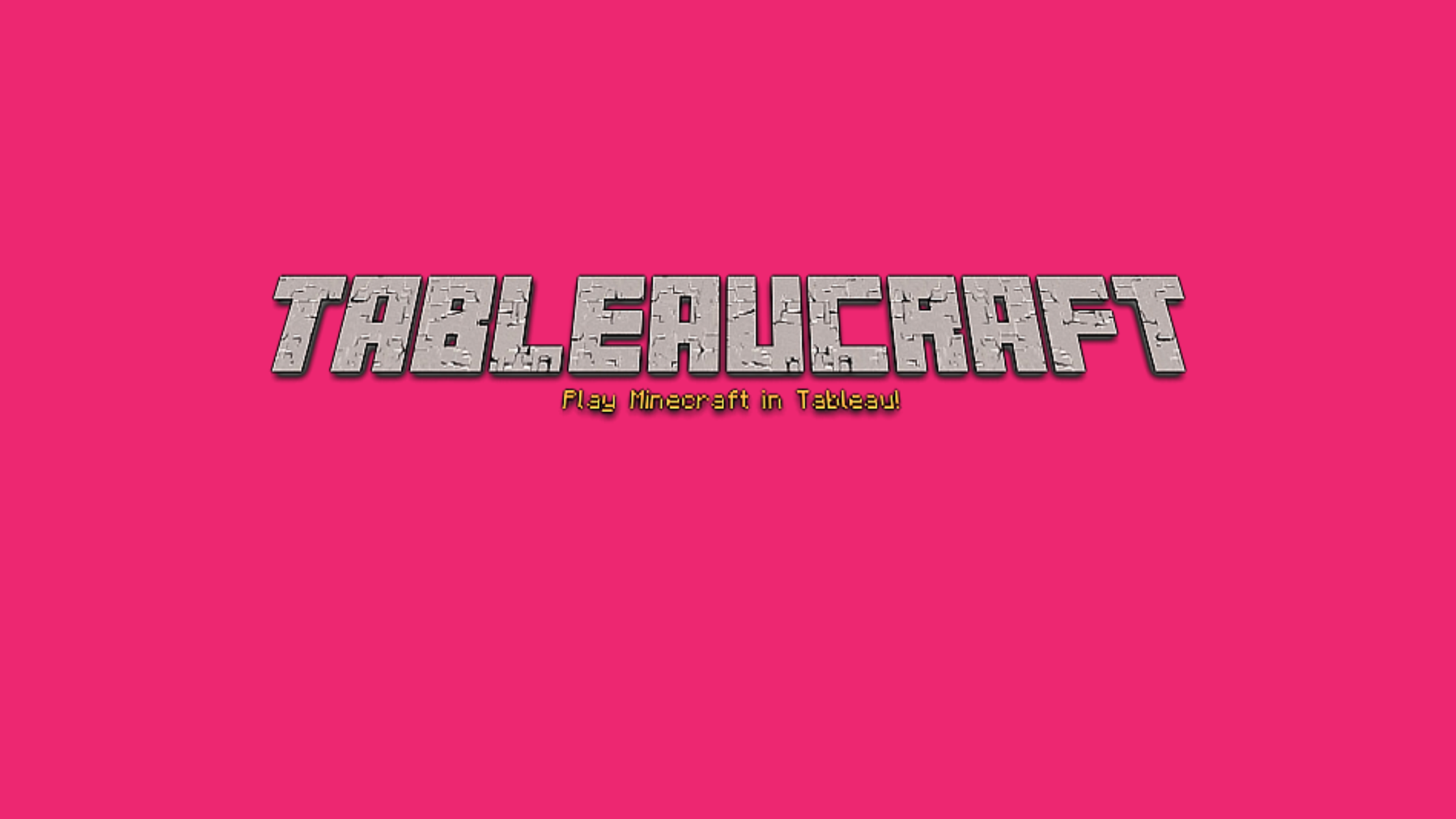 Minecraft in Tableau