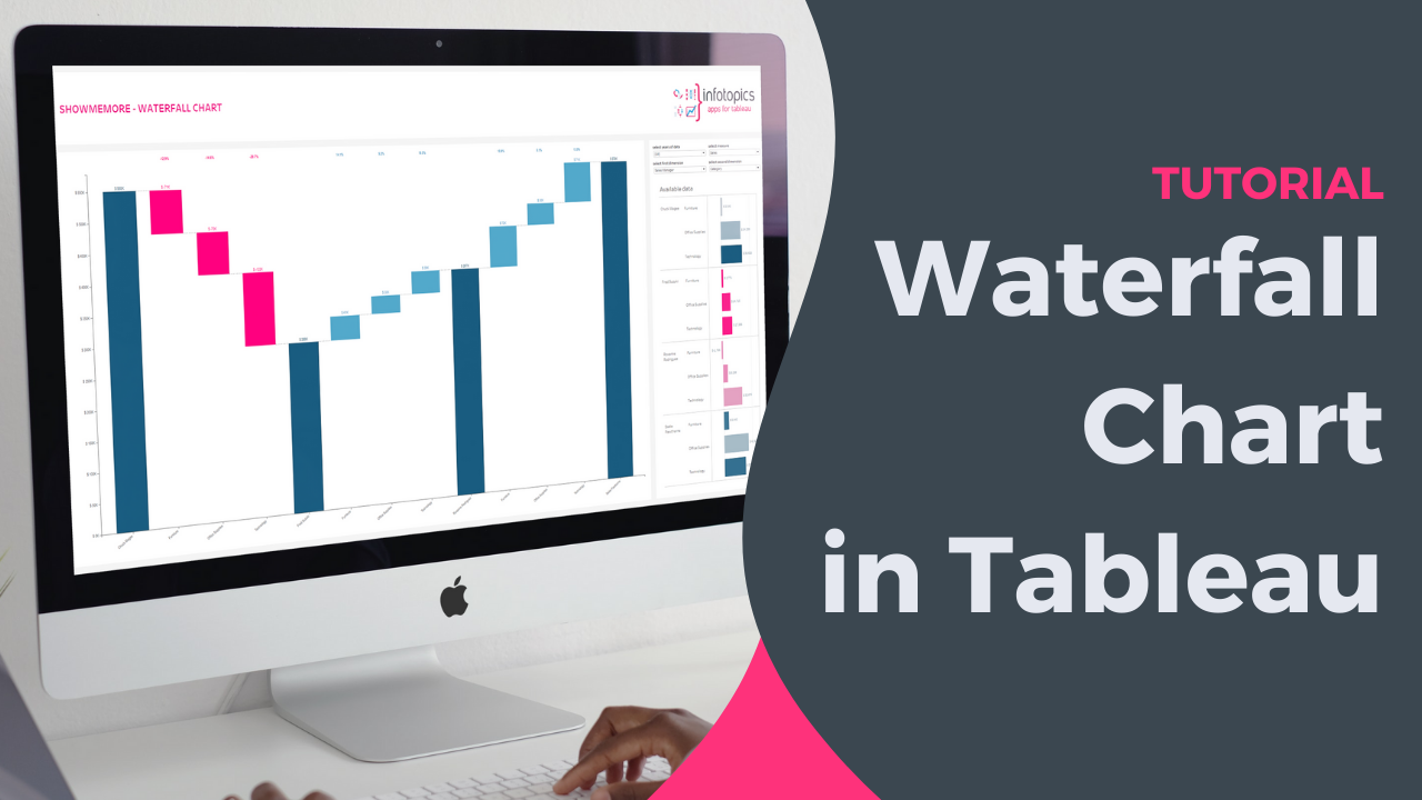 How to create a Waterfall Chart in Tableau using the ShowMeMore Extensions