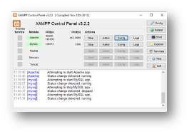 Run the components of XAMPP