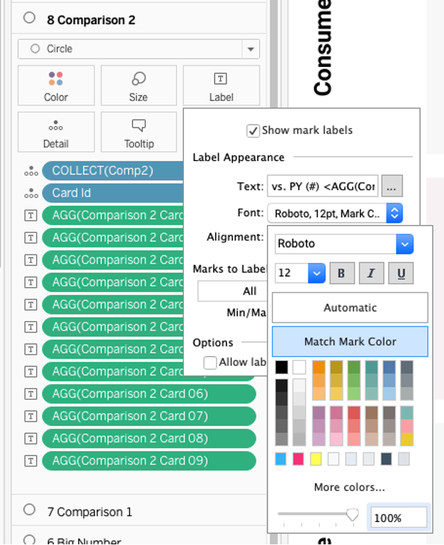 Color your KPI Cards in Tableau