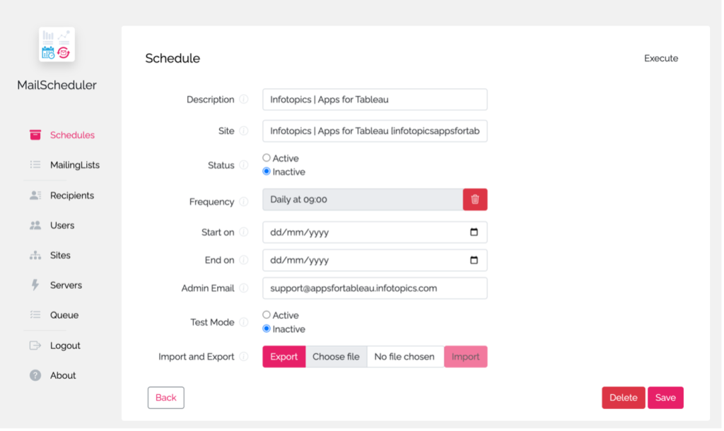 importSchedule