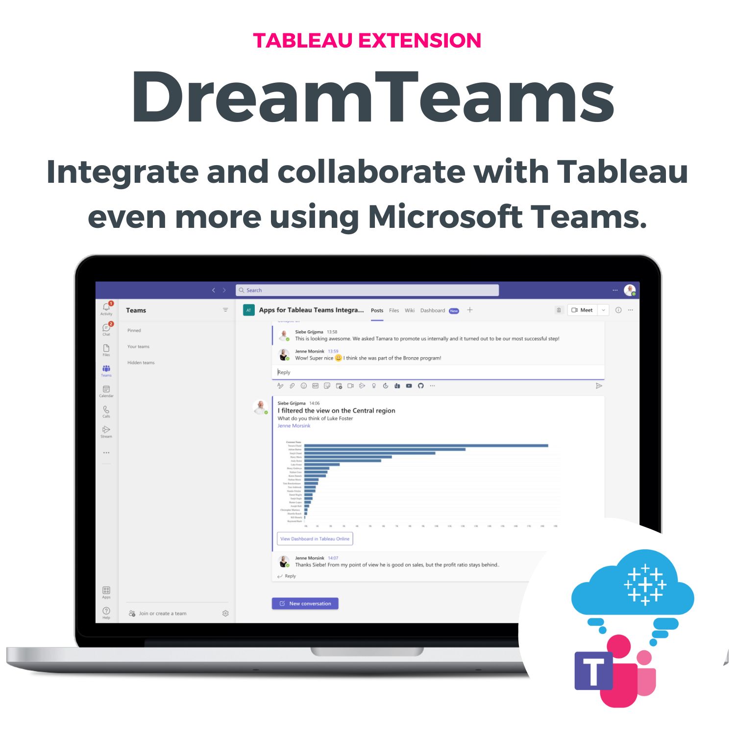 Integrate Tableau in Microsoft Teams
