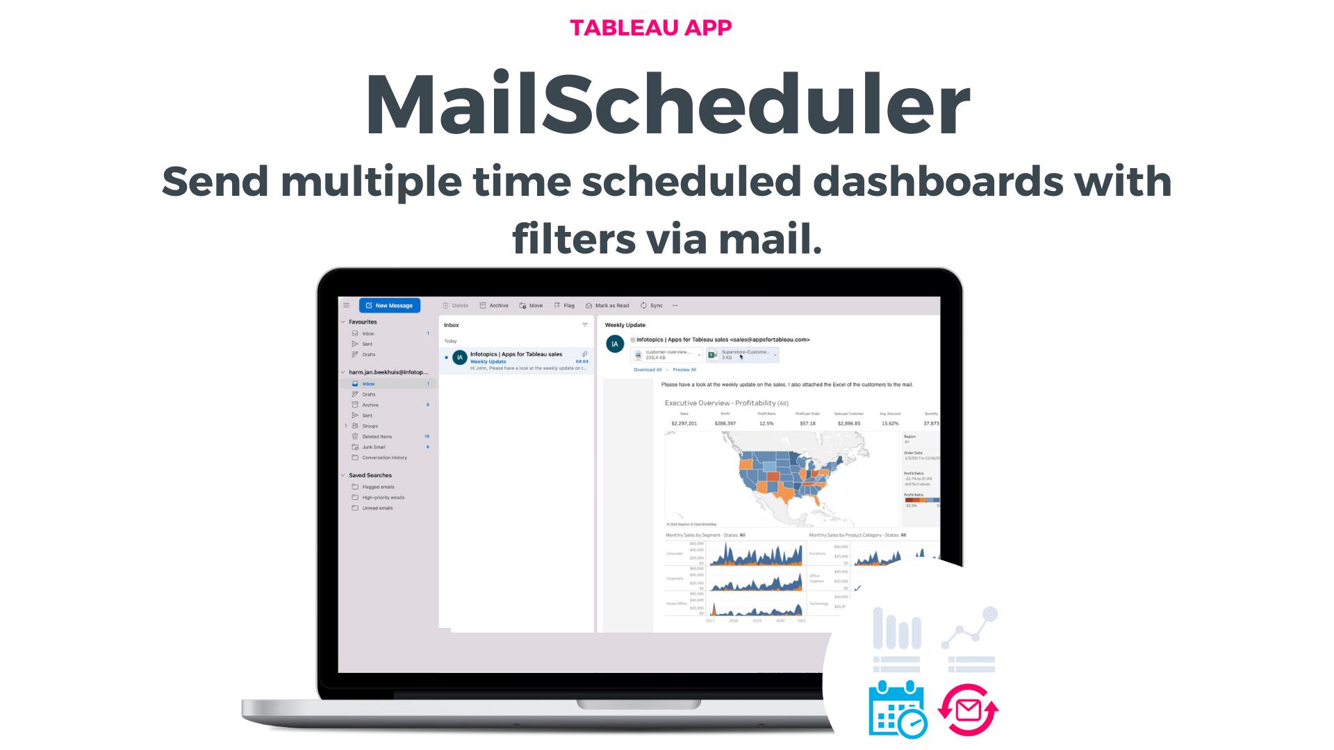 MailScheduler Tableau Application
