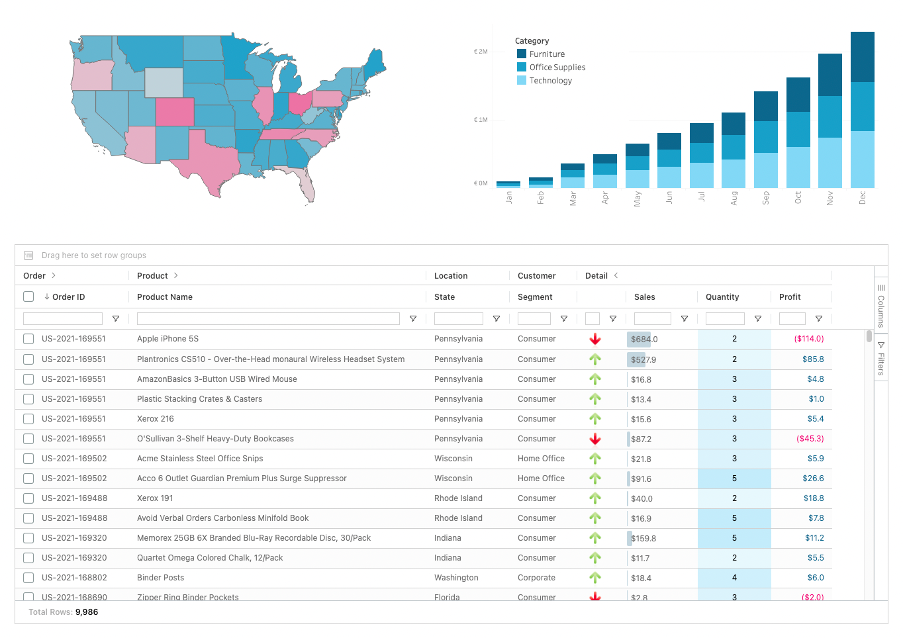 Excel-like features in Tableau