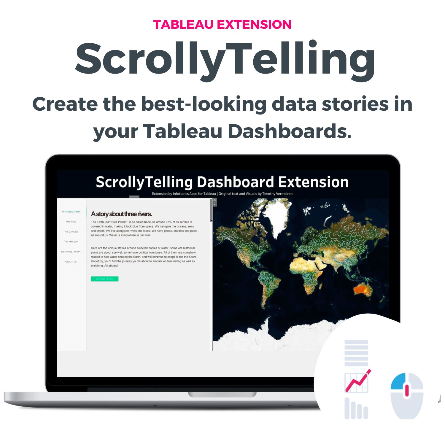 ScrollyTelling - Create the best looking data stories in your Tableau Dashboards