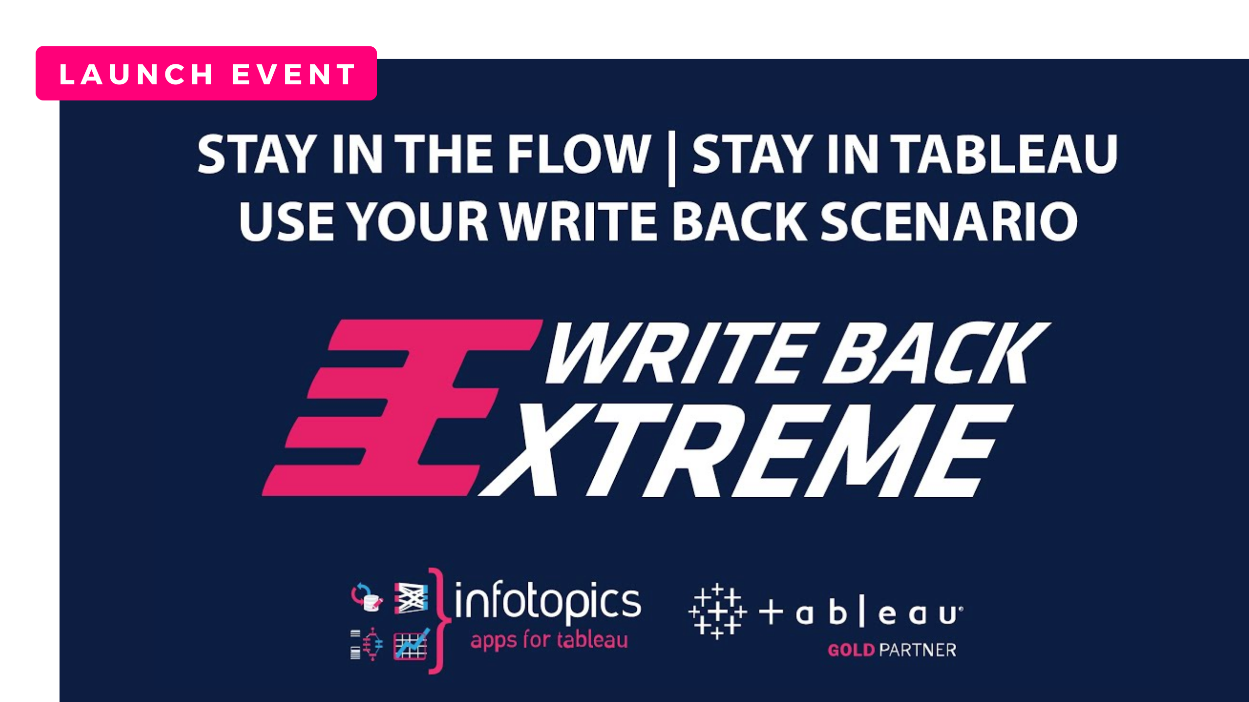 Launch event WriteBackExtreme