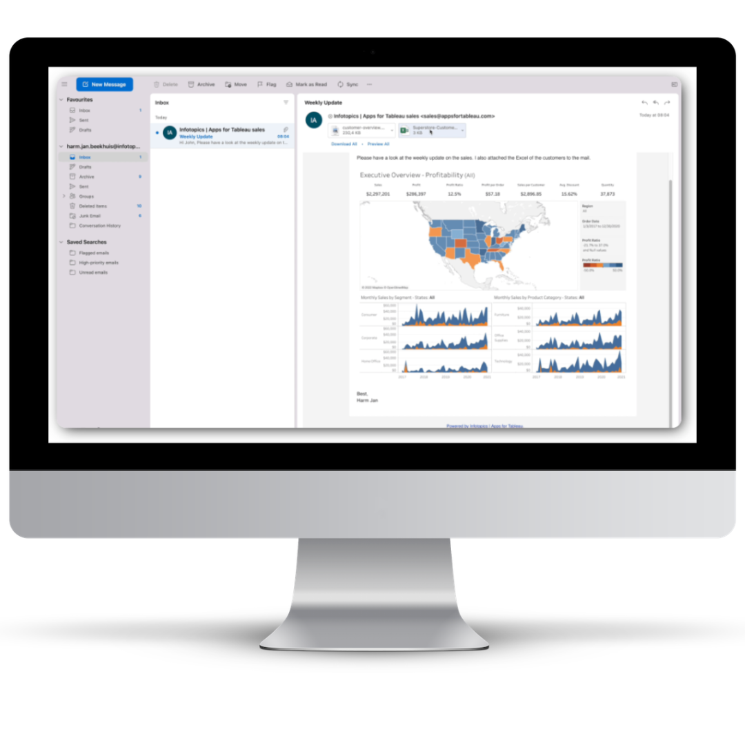 MailScheduler- send pdf reports from Tableau