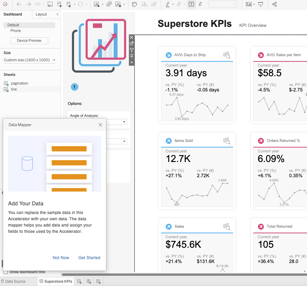 SuperKPIs product guide - getting started superkpis start