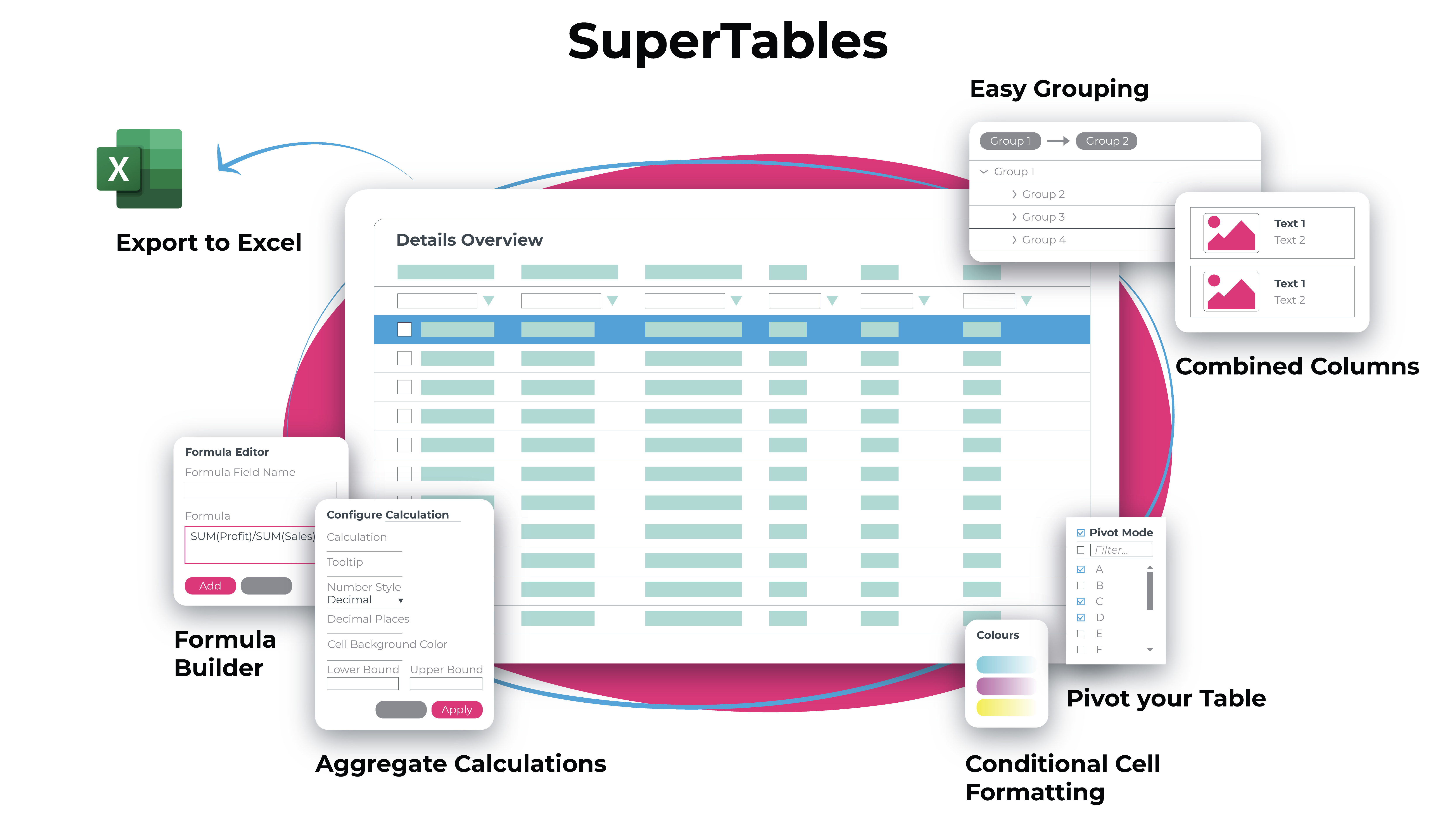 SuperTables - Excel-like features in your Tableau Dashboards