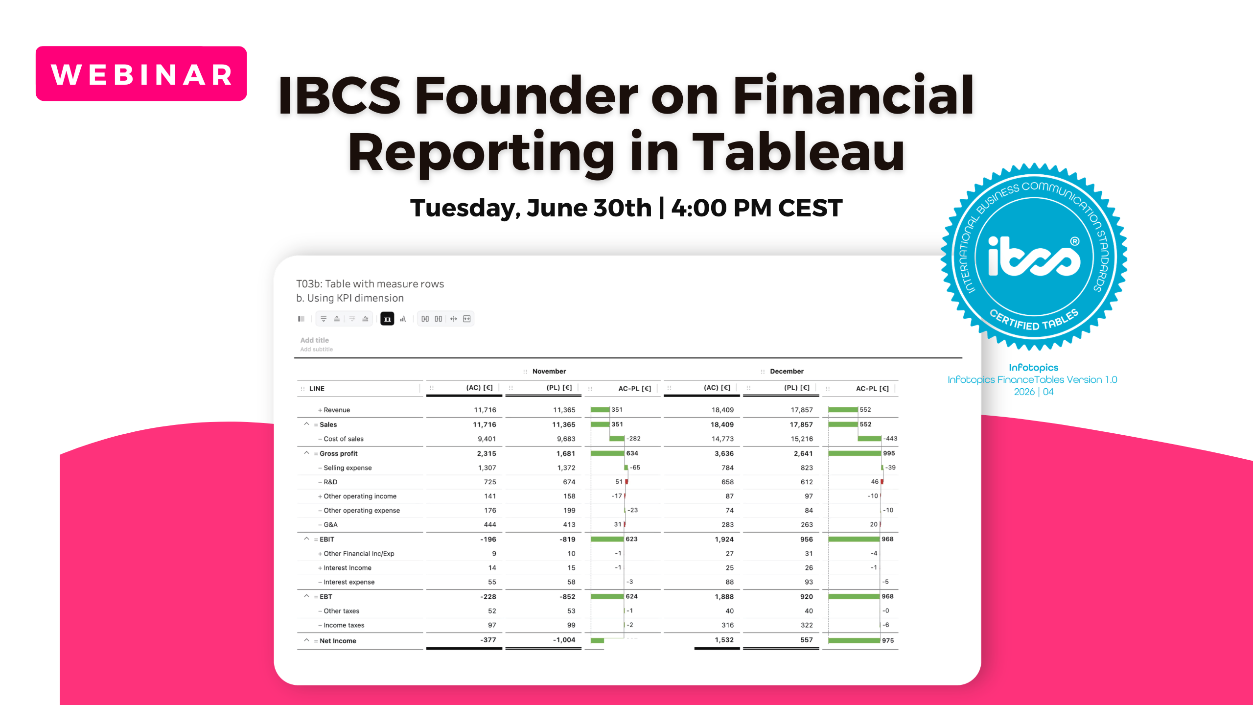 FinanceTables Webinar
